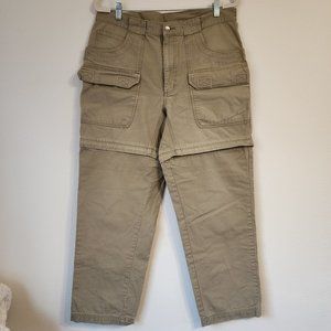 REI Convertible Cargo Pants Men Size W36 L32 Khaki Beige, Outdoor,Casual,Utility